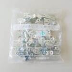 斉藤製作所　メタル片サドル　SS-小-G（100個入り）V.V.F用片サドル【三価クロメート表面処理】
