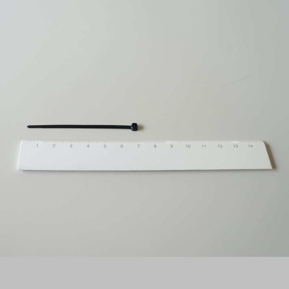 芝軽粗材　コンベックス　CV-70B(100本入り)　結束バンド　黒　耐候性　屋内・屋外用