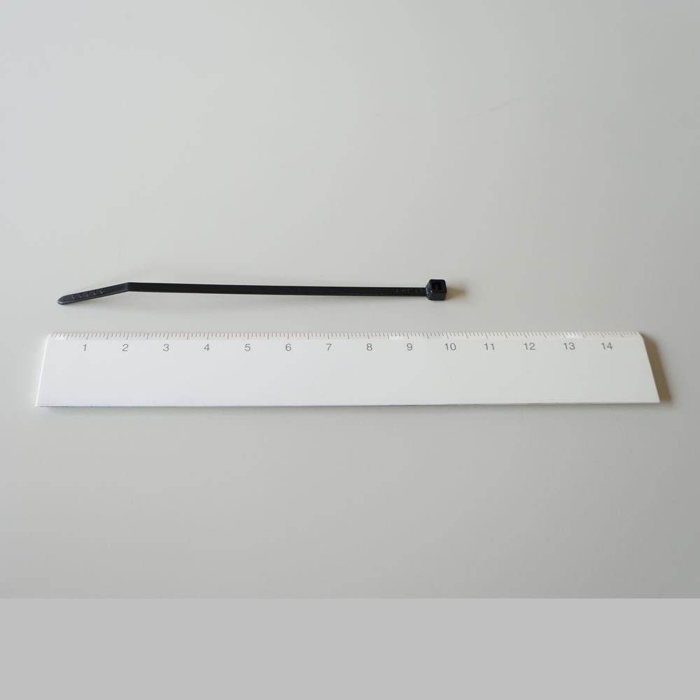 芝軽粗材　コンベックス　CV-100B(100本入り)　結束バンド　黒　耐候性　屋内・屋外用