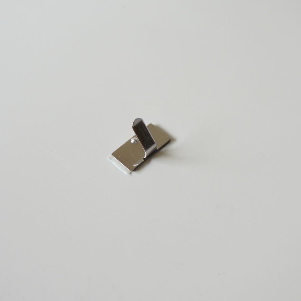 コードフックステッカー【ステンレス】　I-CFS-20-SUS （1袋＝50個）