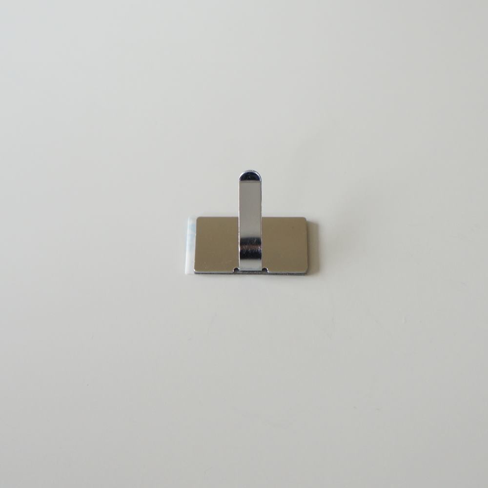 コードフックステッカー【ステンレス】　I-CFS-25-SUS （1袋＝50個）