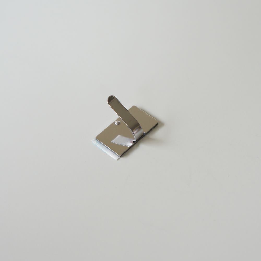 コードフックステッカー【ステンレス】　I-CFS-25-SUS （1袋＝50個）