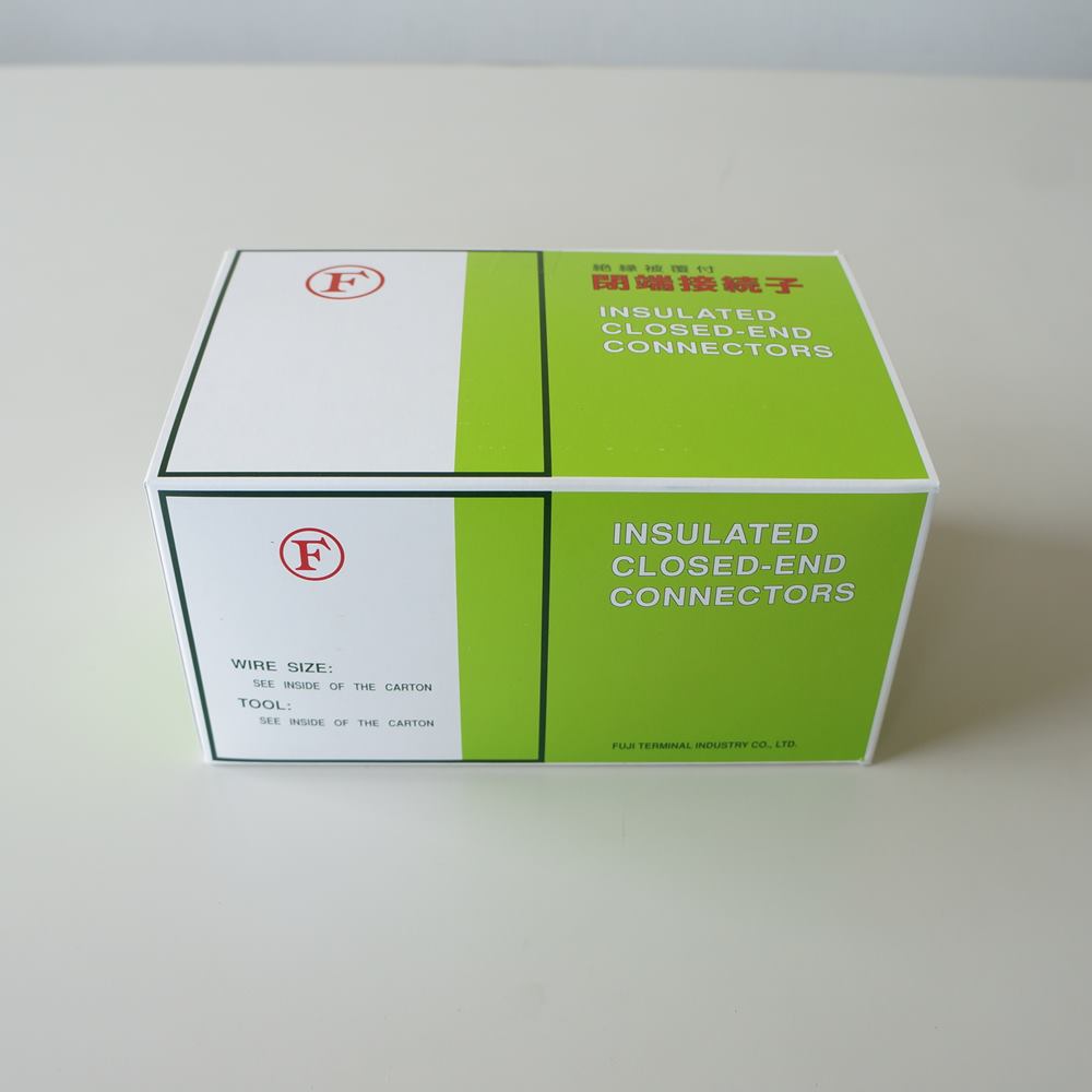 冨士端子工業　絶縁被覆付閉端接続子【CE型】CE-2 　1000個入り（100個×10）