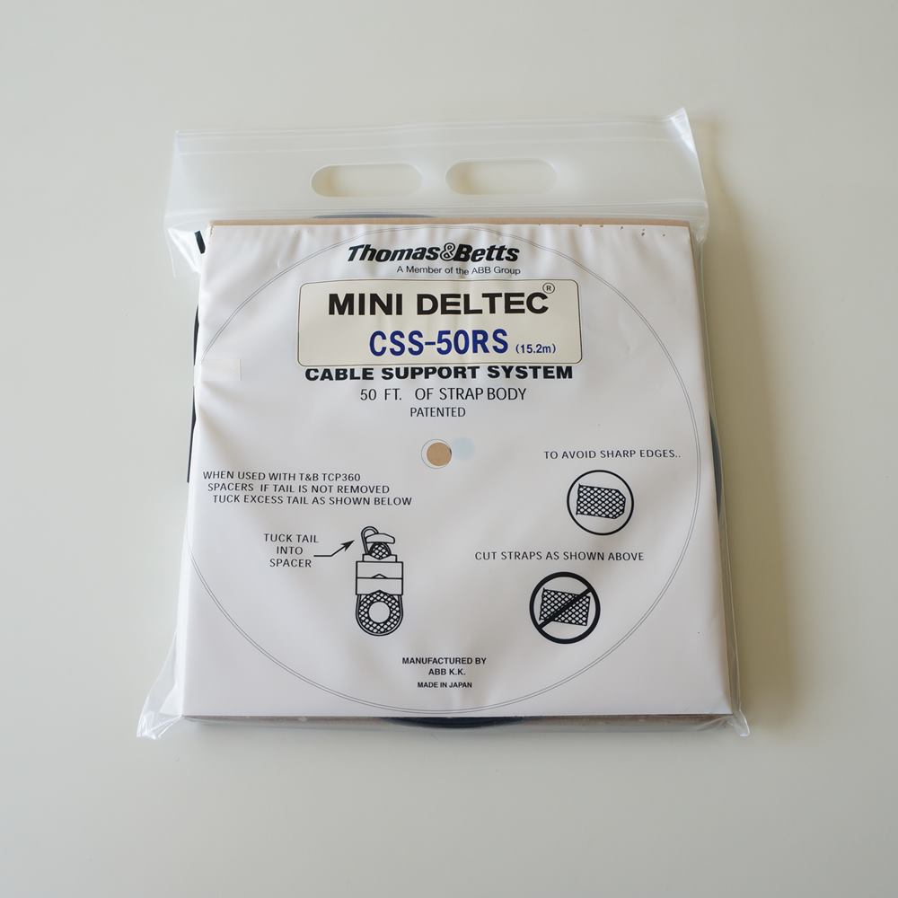 ABB　デルテックスリムタイプ　リールストラップ　CSS-50RS（15.2ｍ巻き）幅 7.9㎜